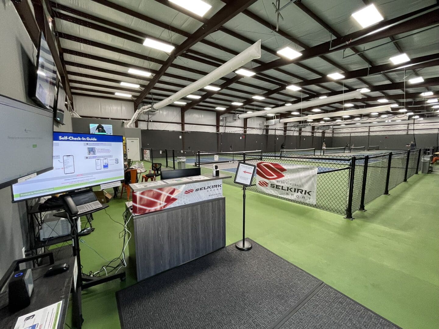 Indoor Pickleball Now courts