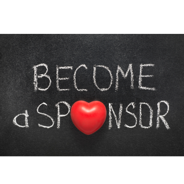 Become a sponsor with heart symbol.